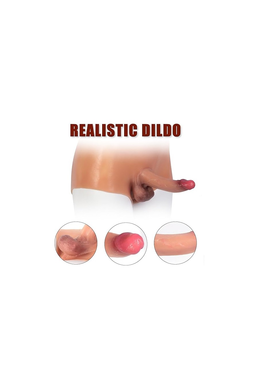 Bragas Doble Piel Unisex con Dildo Protesis Pene