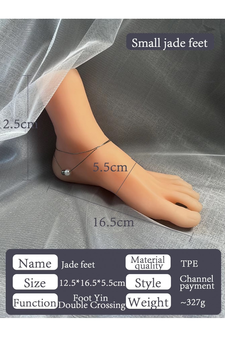 Masturbador Pie con Vagina silicona
