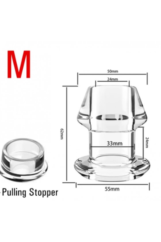 Tapon Anal Transparente Especulo