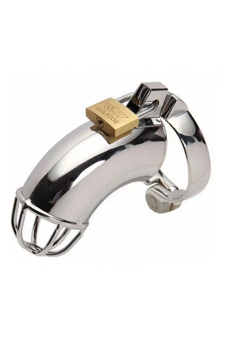 Jaula Castidad abierta Metal Cromada