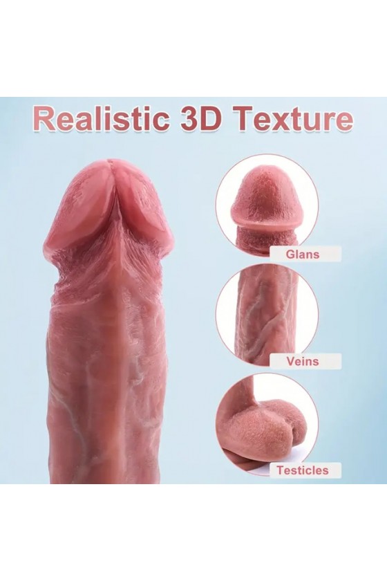 Dildo Vibrador 4 en 1 Percutor Recargable