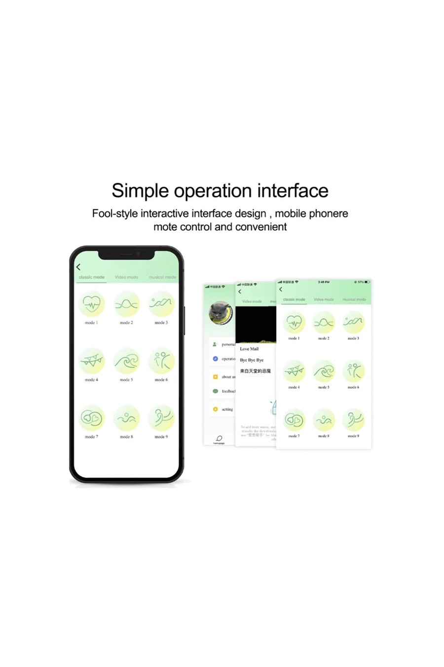 Bala Vibradora Recargable con APP