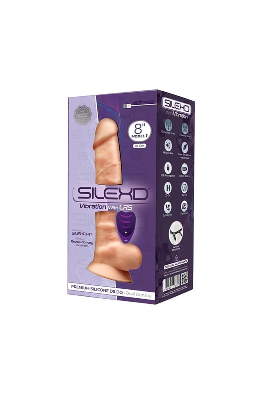 Vibrador Realístico c/ Control Remoto 8" Model 1