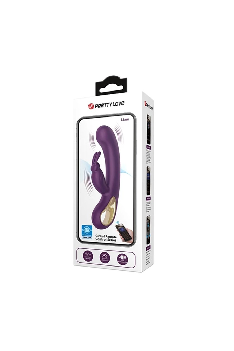 Vibrador LIAM conejito controlado por App