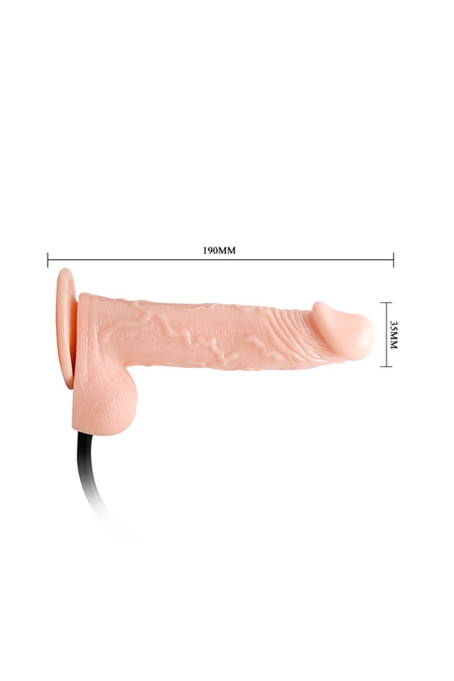 Consolador Inflable Realístico Silicona
