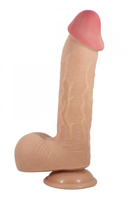 Consolador 23 cms Piel Pellizcable PrettyLove - Emeka