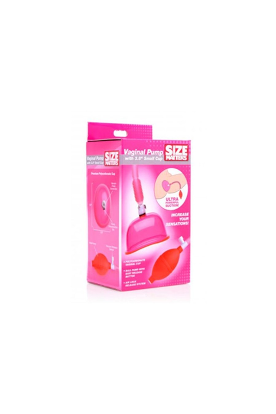 Bomba vaginal con Copa Pequeña de 9.6 CM