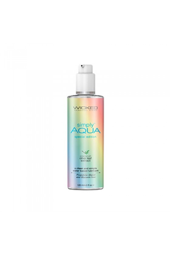 Lubricante Simply Aqua Edición Limitada Pride 120 ml.