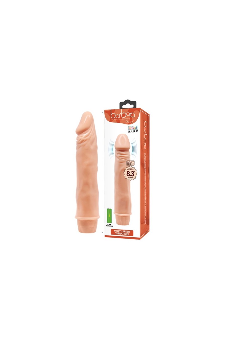 Vibrador - 21.5 cm (8.3") multivelocidades