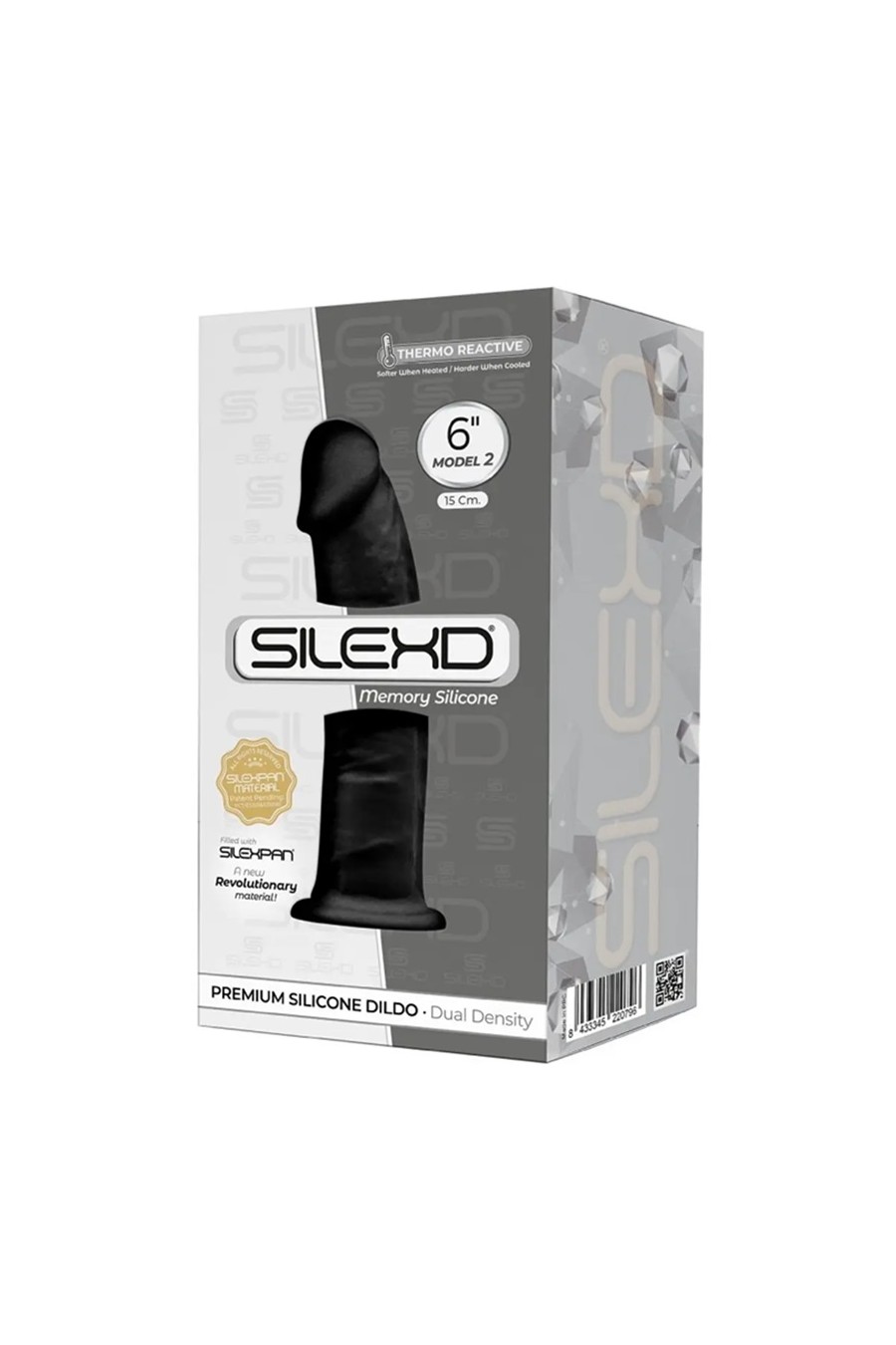 Consolador Realista Silexd Silicona Premium 15,4 cms Mulato dual density