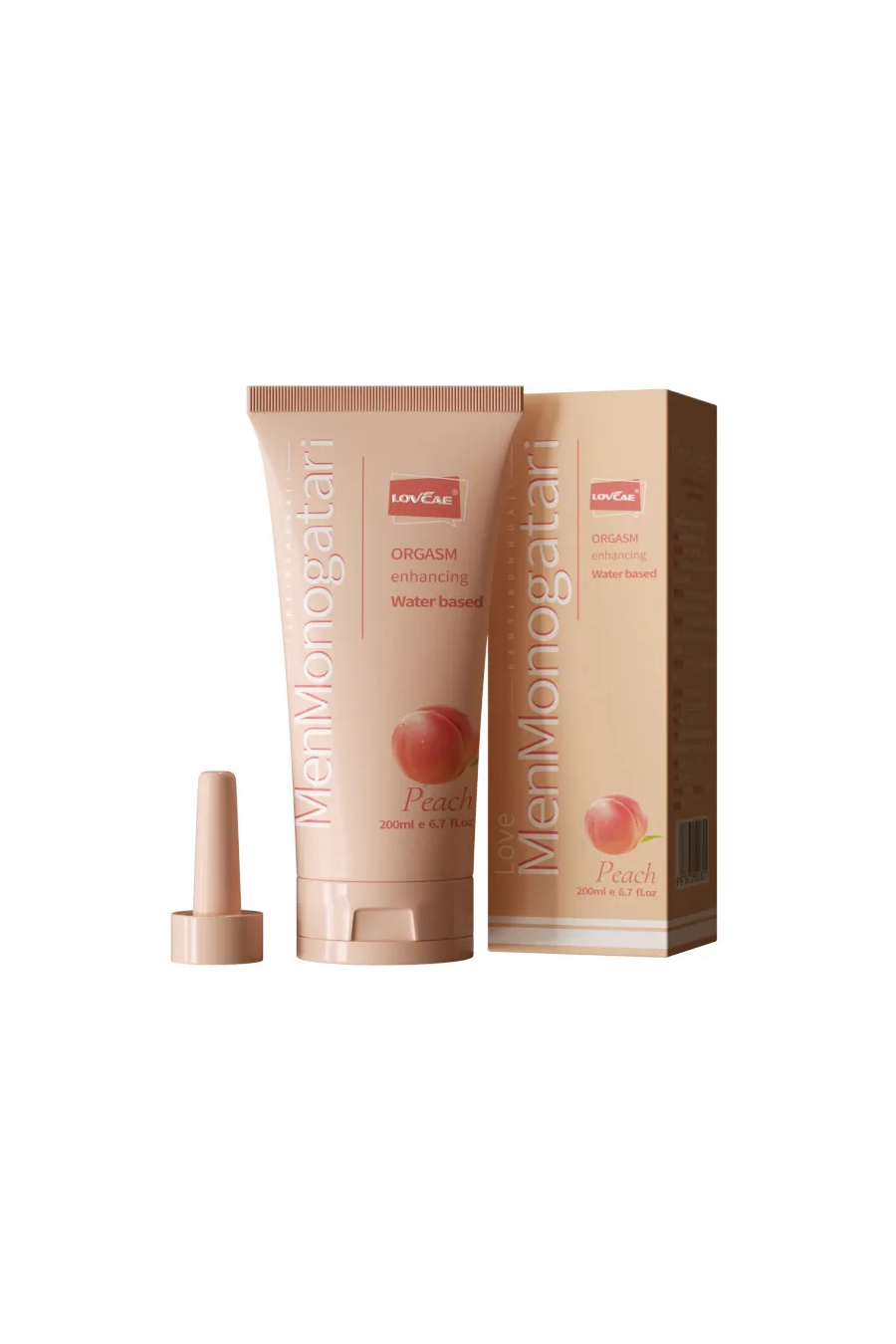 Lubricante MenMonogatari 200ml Sabor Durazno