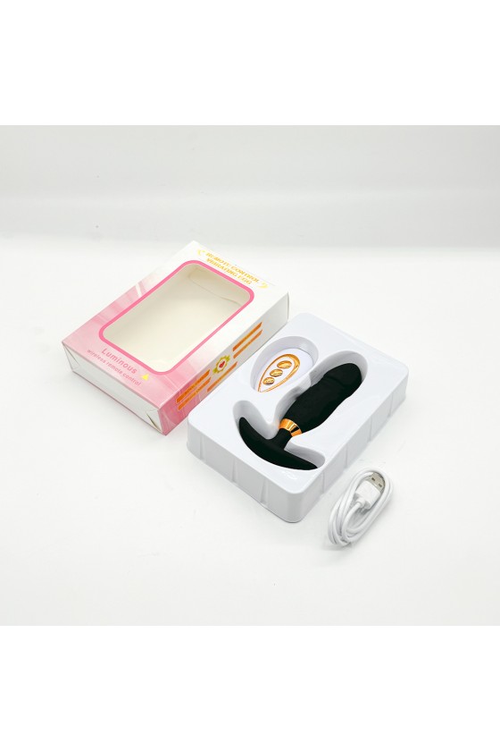 Plug vibrador Anal Recargable control remoto