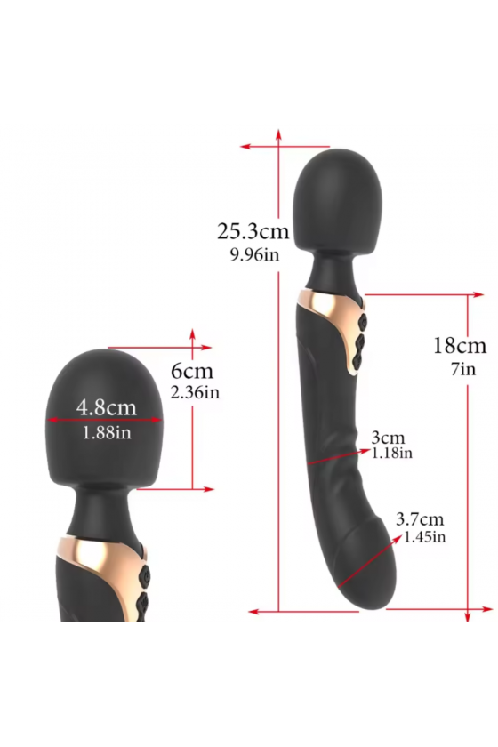 Microfono y Vibrador Emily Recargable