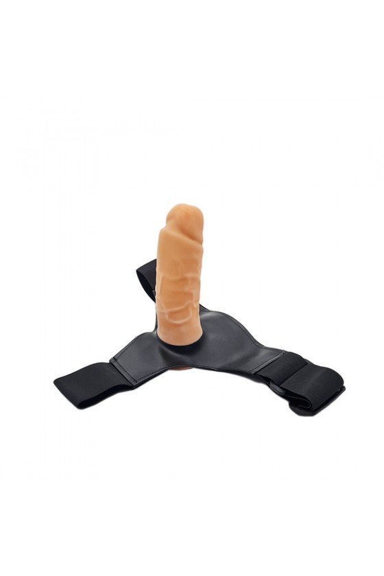 Arnes con protesis de Pene 17 cms Funda Caja Blanca