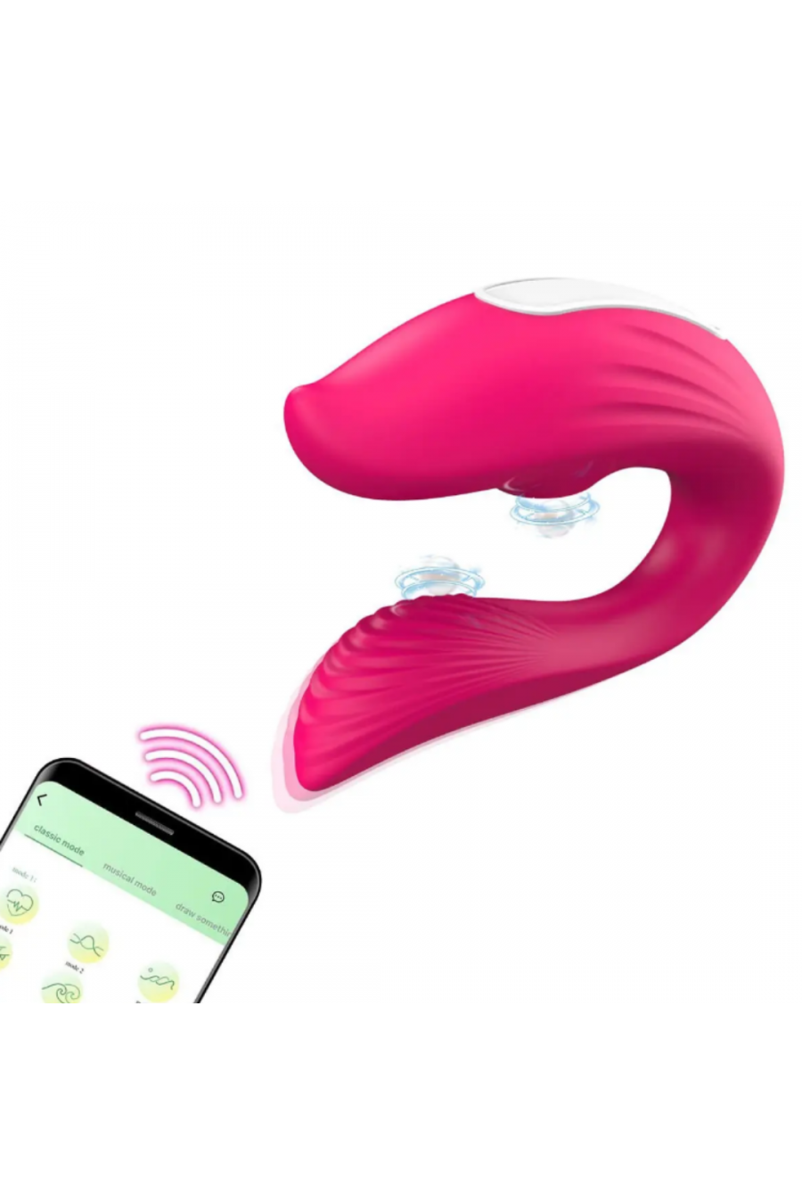 Vibrador y succionador a control APP MF1031