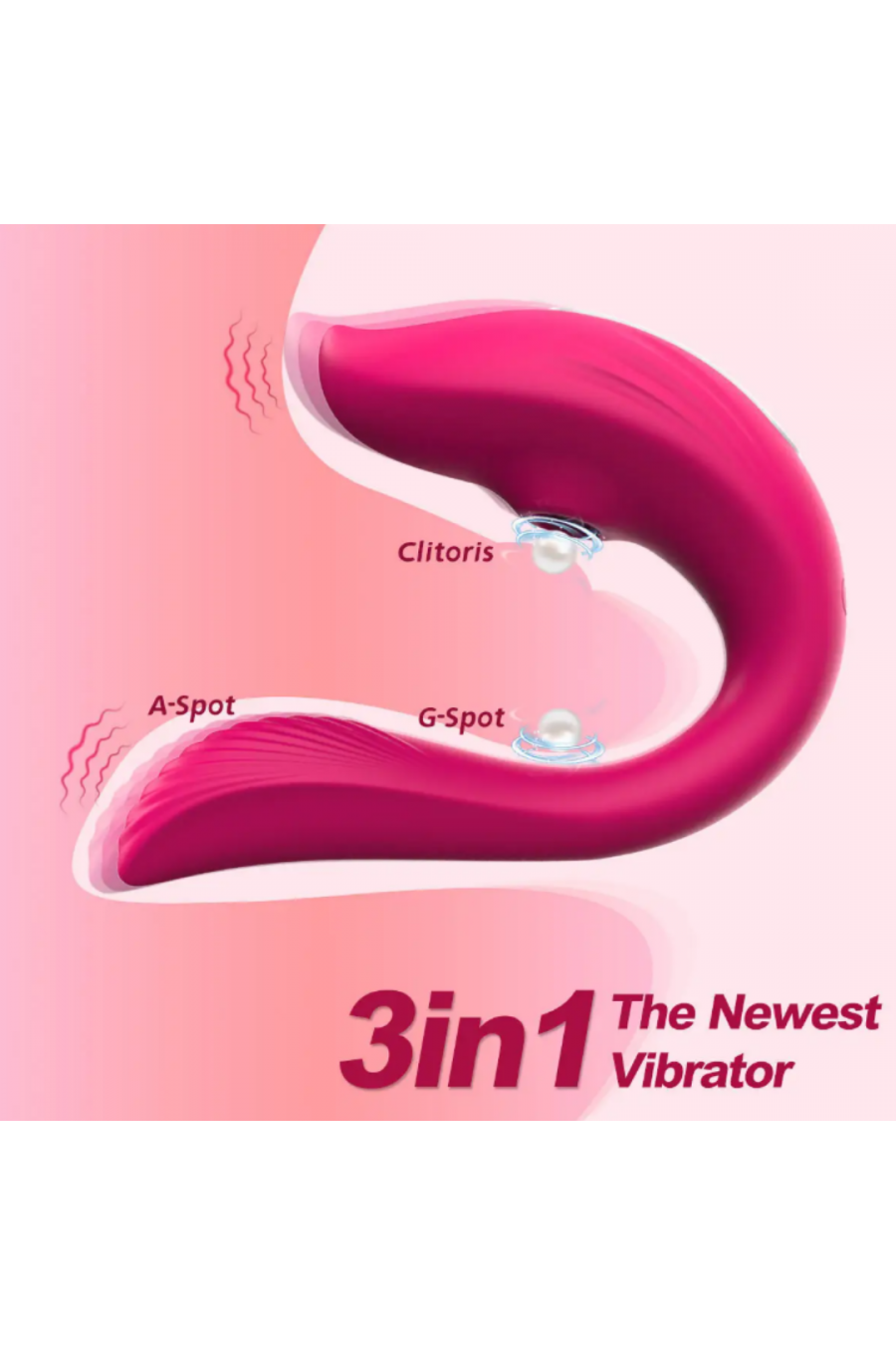 Vibrador y succionador a control APP MF1031
