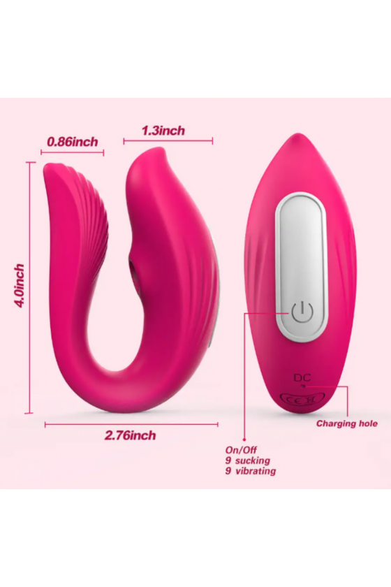 Vibrador y succionador a control APP MF1031