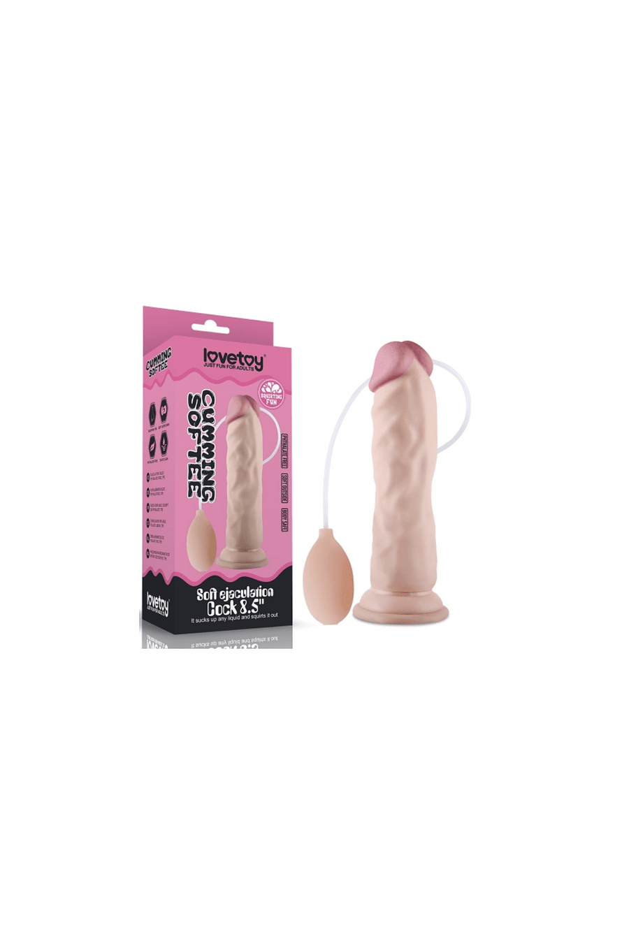 Consolador Dildo Eyaculador Cumming Softee 21 cm LOVETOY