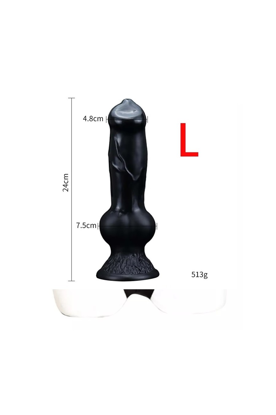 Consolador Dick Dog 24cms ( perro ) Dildo L