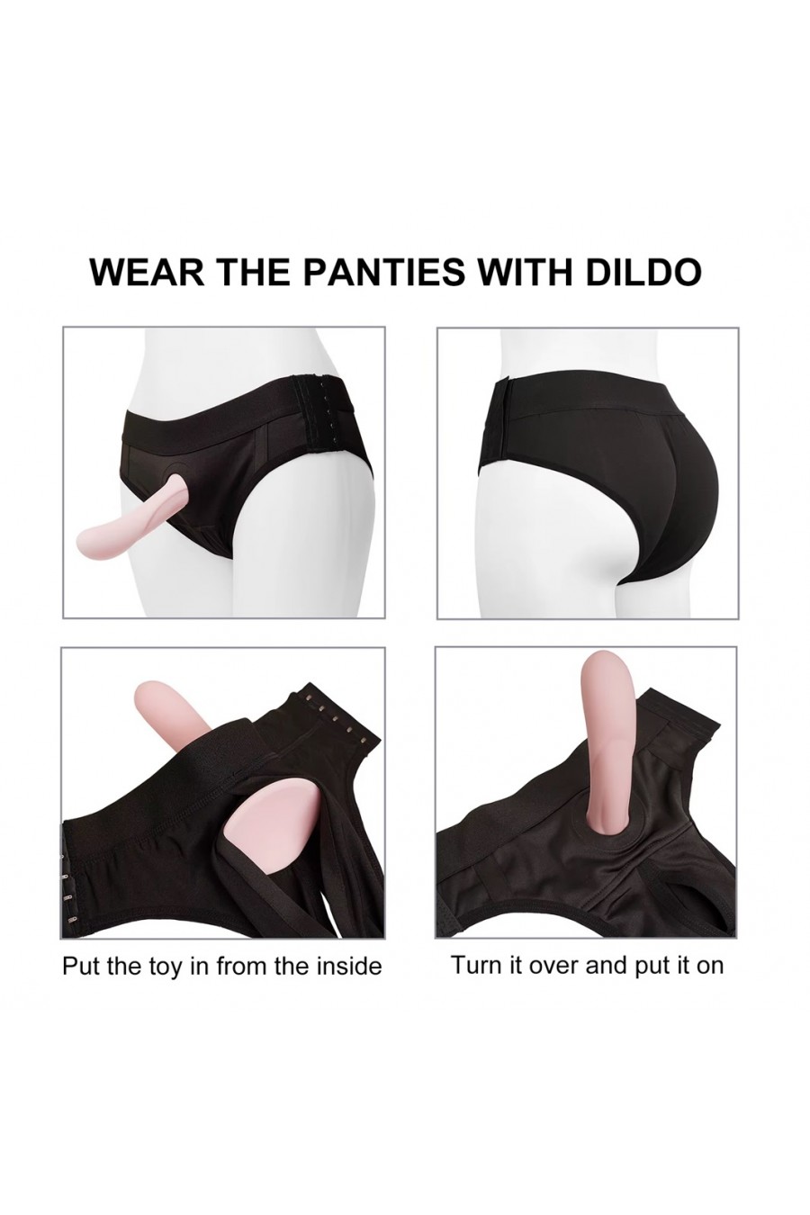 Arnes negro Unisex Calzon Ajustable