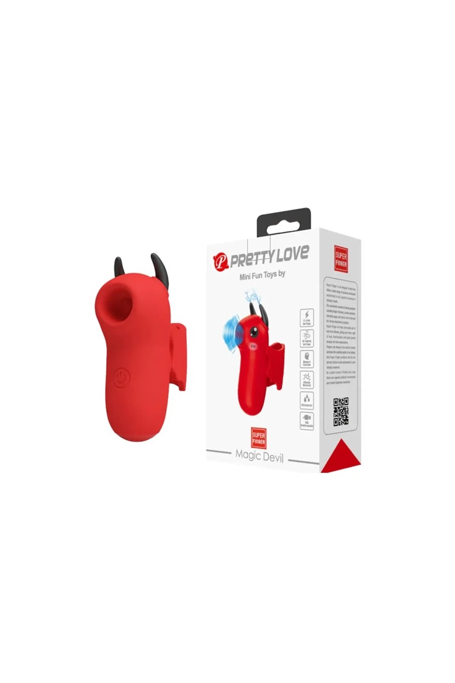 Vibrador de Dedo con Succión y Electroestimulación