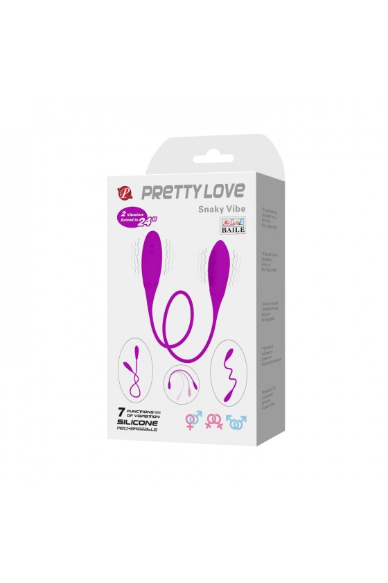 Vibrador doble recargable - Snaky Vibe