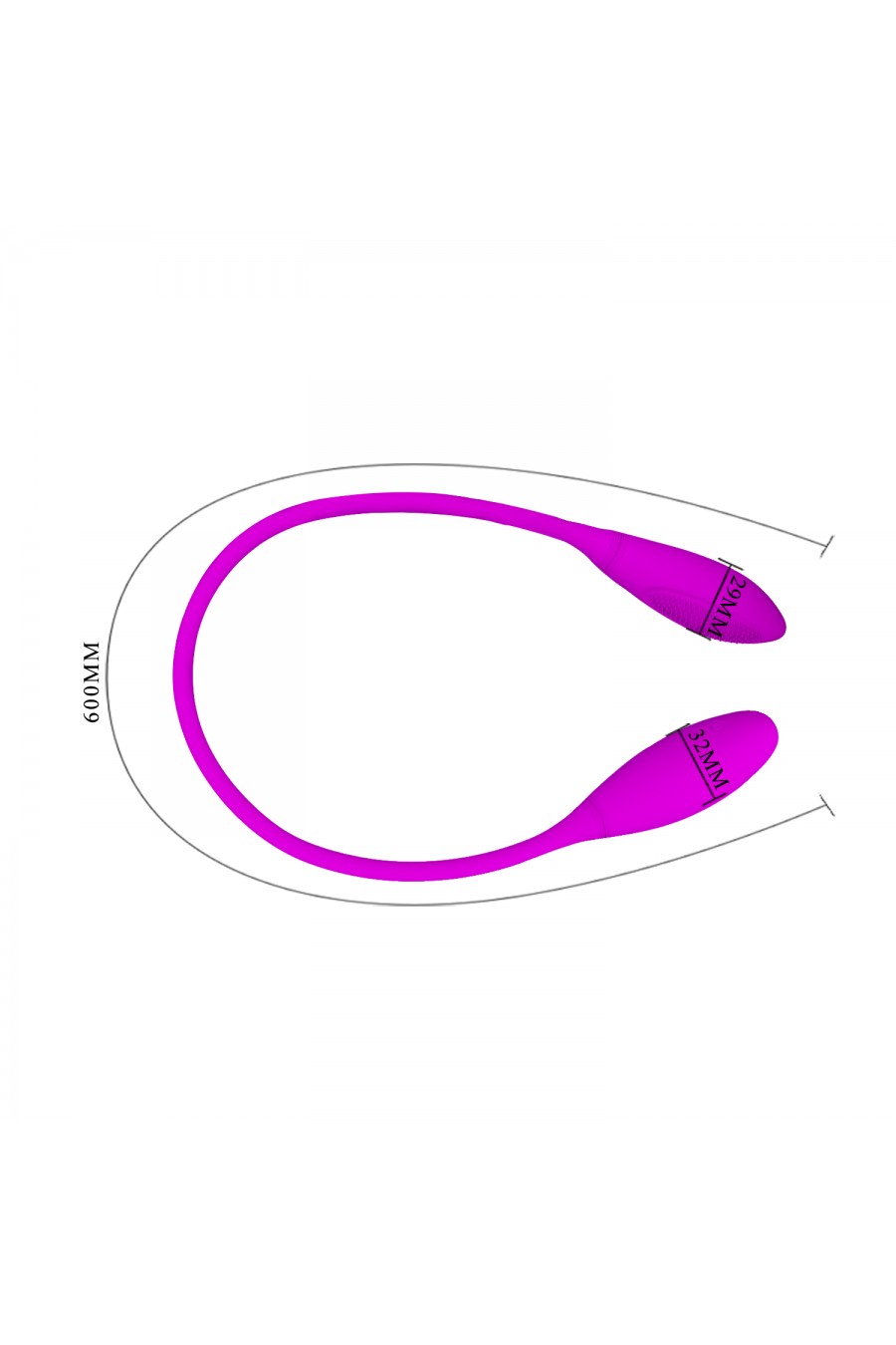Vibrador doble recargable - Snaky Vibe
