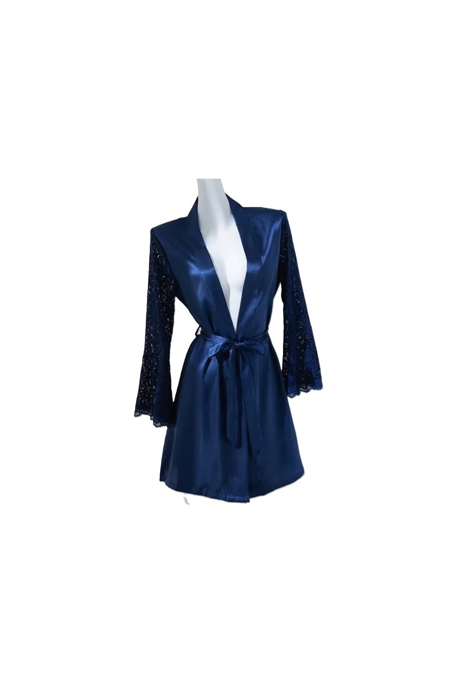 Bata de Satin Azul Princess