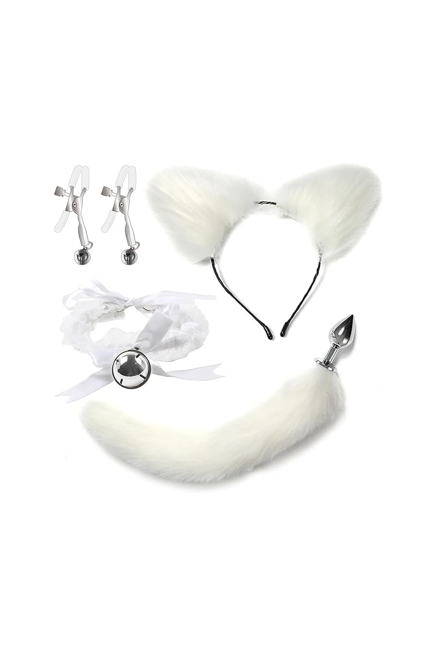 Kit Fantasia Gatita Blanca