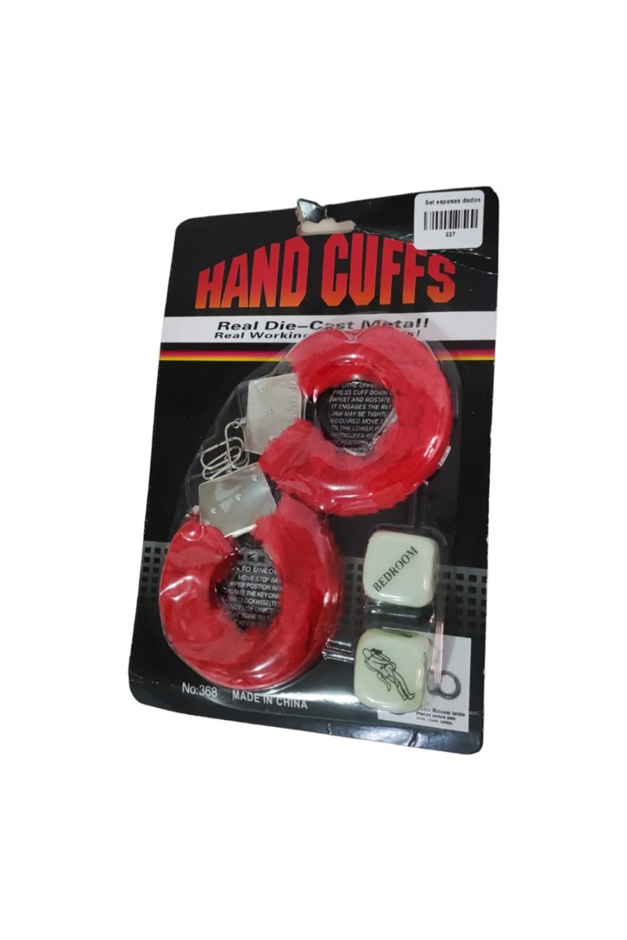 Set Esposas Metal y Dados