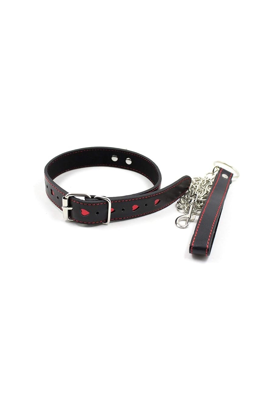 Collar Corazones con cadena Gruesa