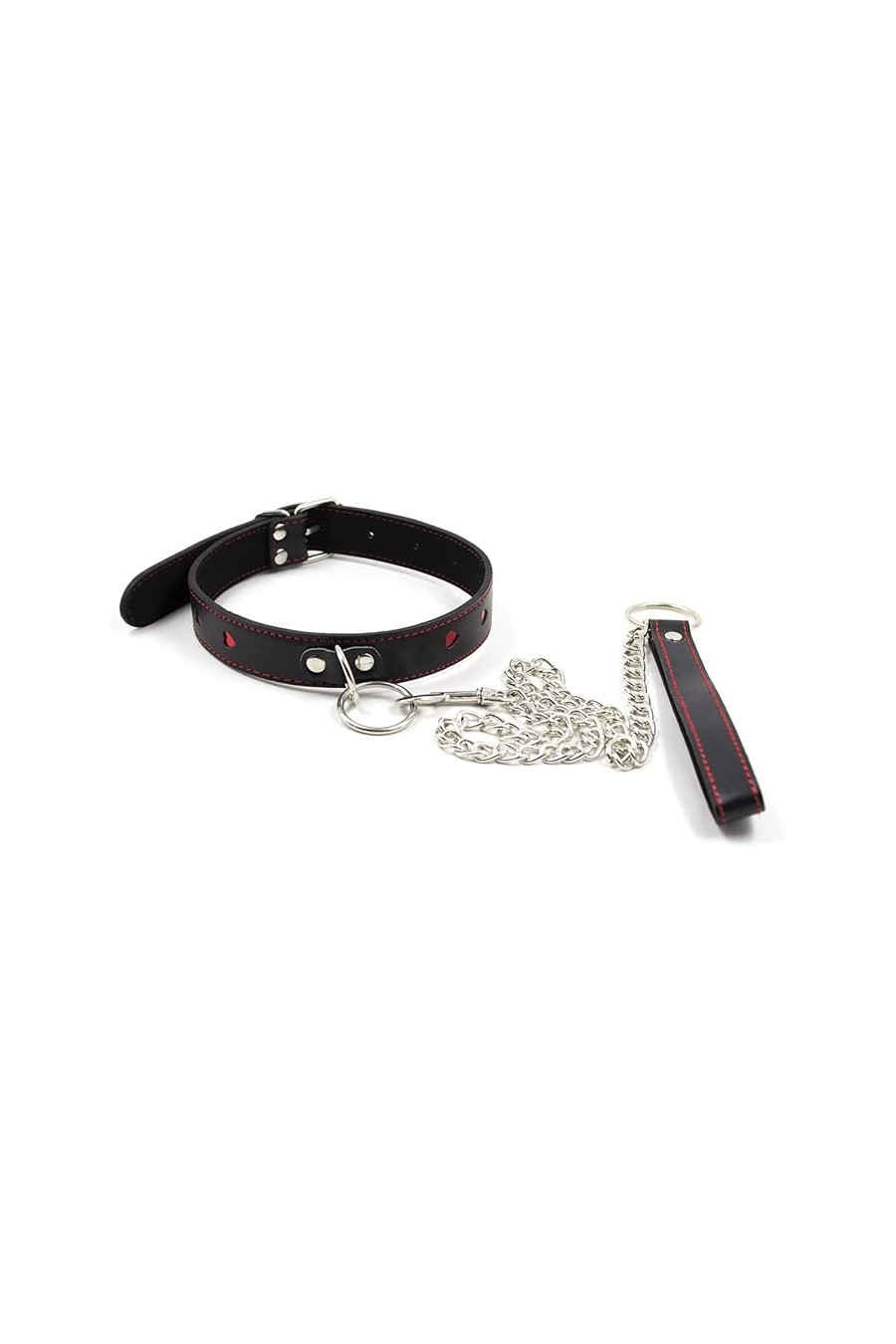 Collar Corazones con cadena Gruesa