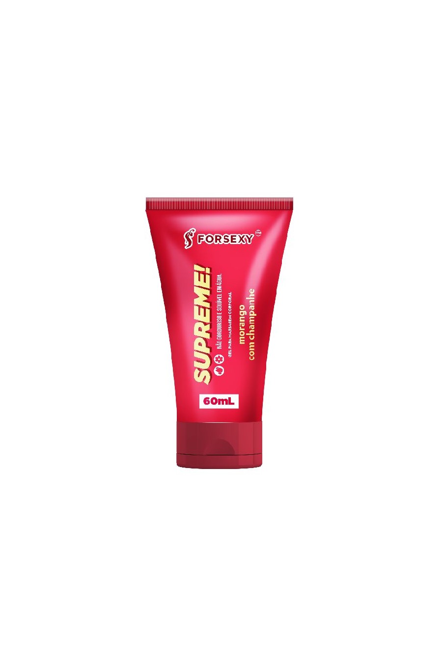 LUBRICANTE SUPREME CON SABOR FRUTILLA CON CHAMPAGNE 60 ML