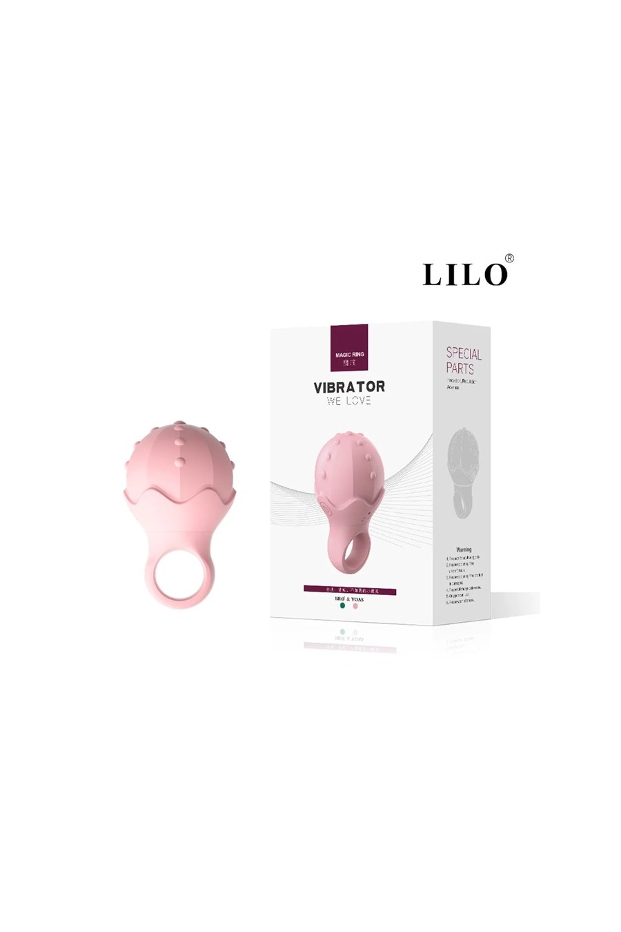 Anillo vibrador MagicRing Dedos Recargable