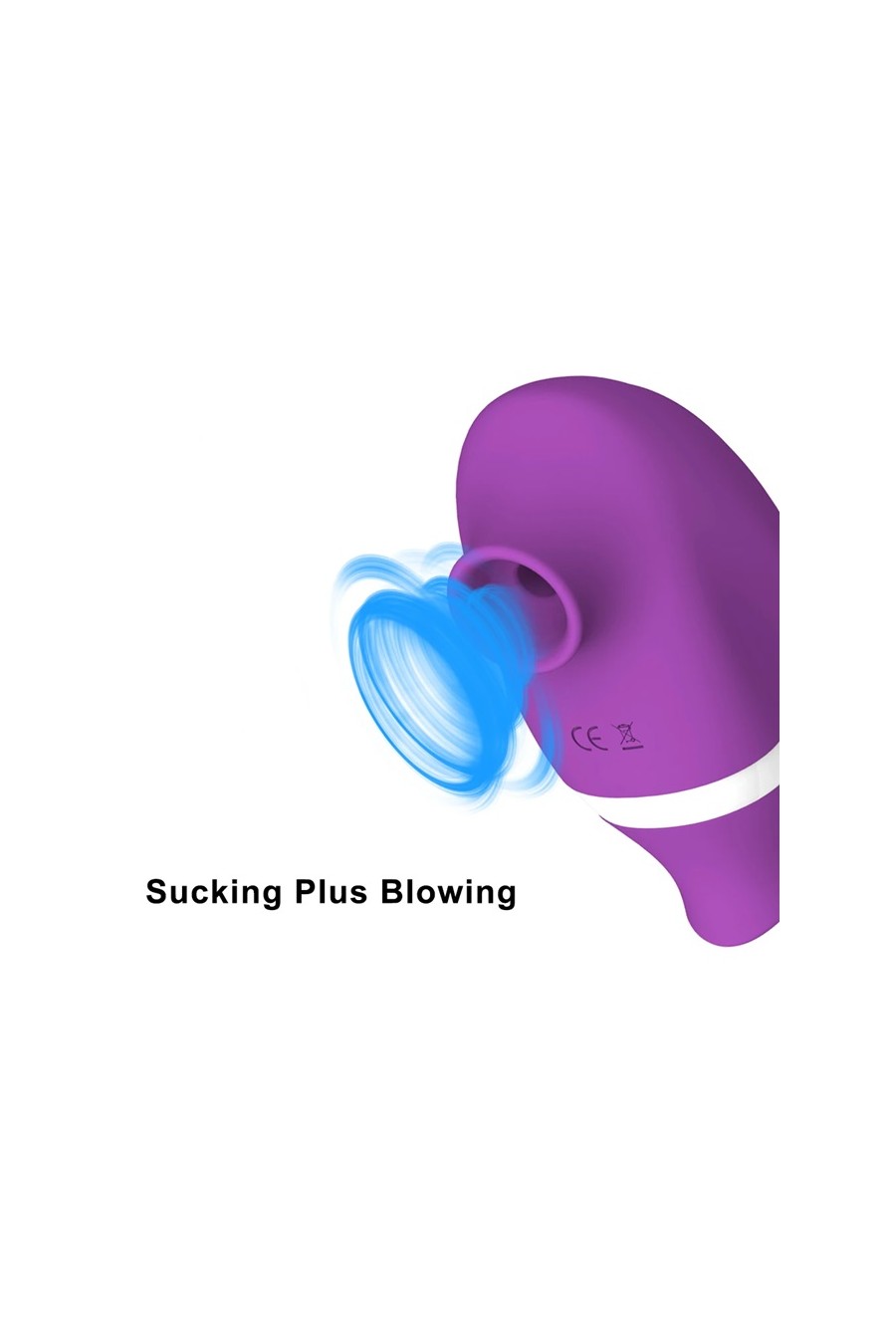 Succionador lamedor de Clitoris 2 en 1 Recargable