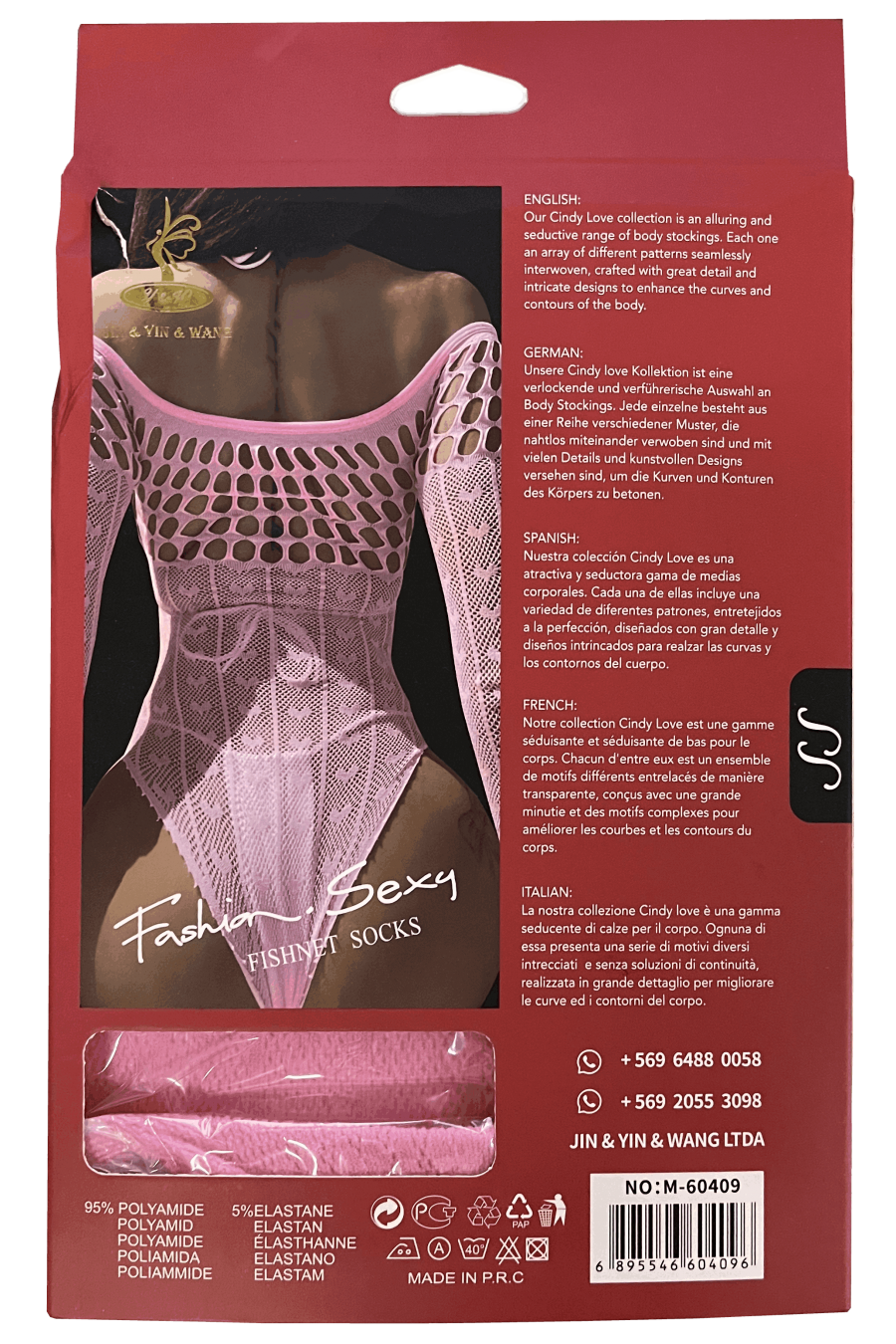 Body Malla Rosa Sin Hombros