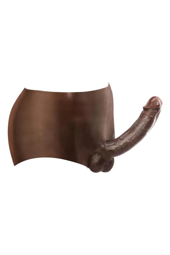 Bragas Doble Piel Unisex con Dildo Protesis Pene Arnes