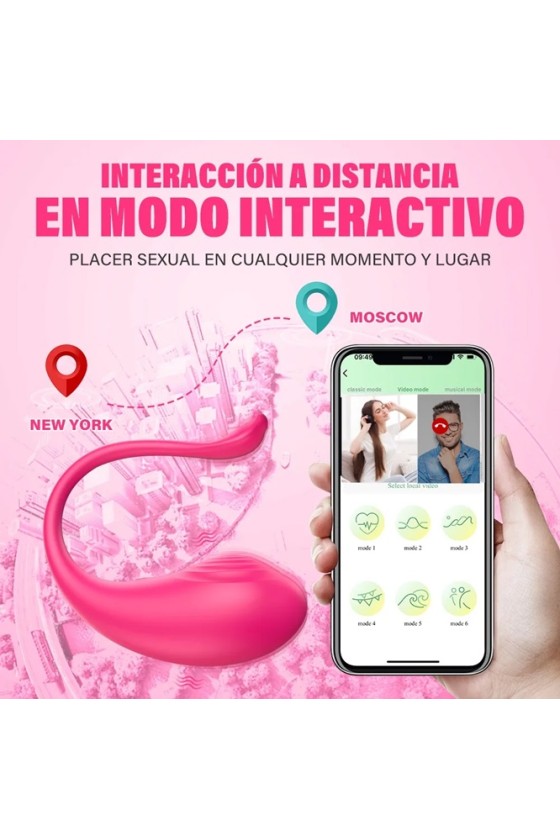 APP Vibrador Bluetooth Silicona Medica ML