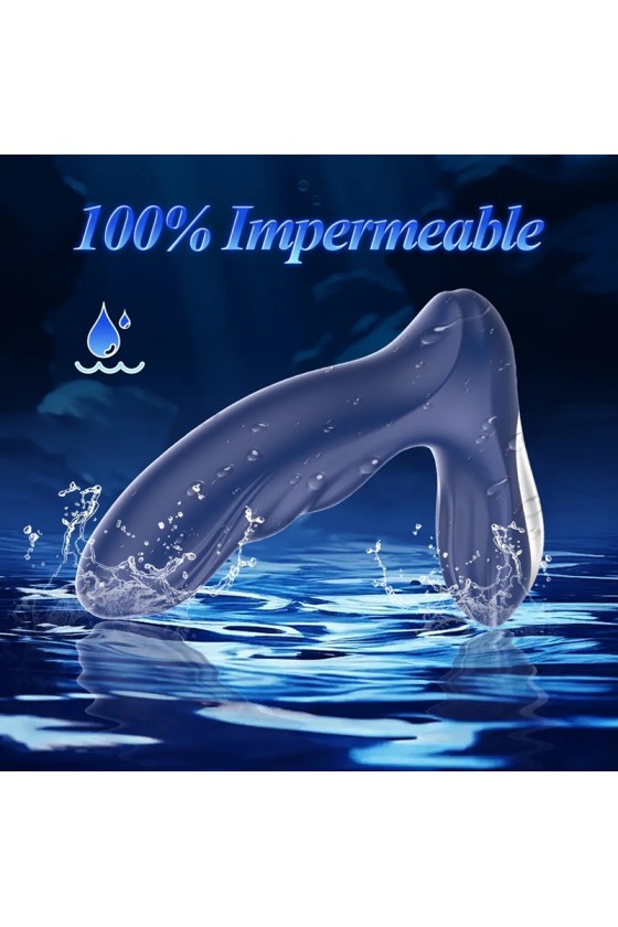 Vibrador Prostatico Anal APP Recargable Negro