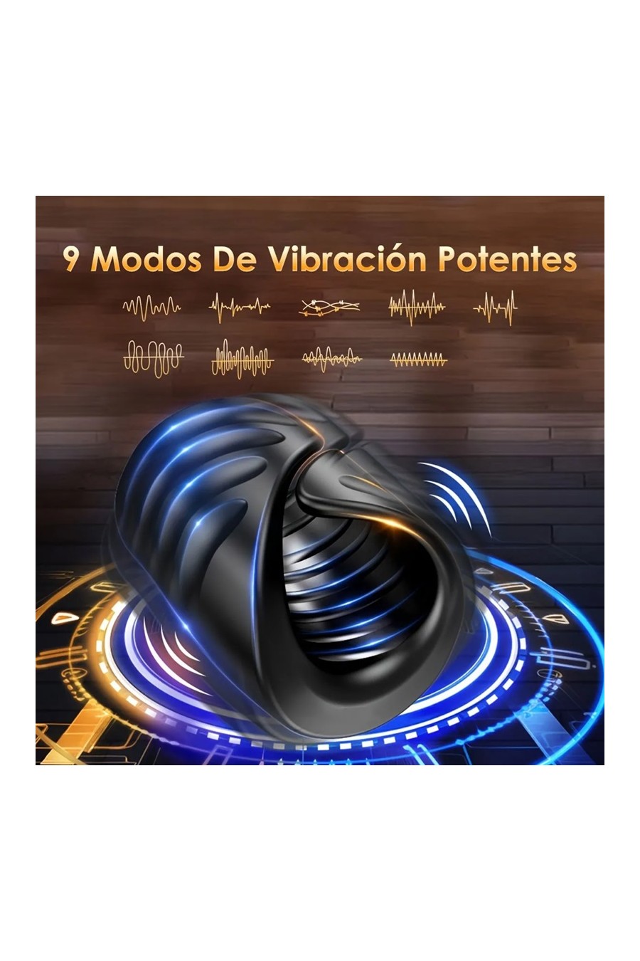 Masturbador APP Recargable Negro