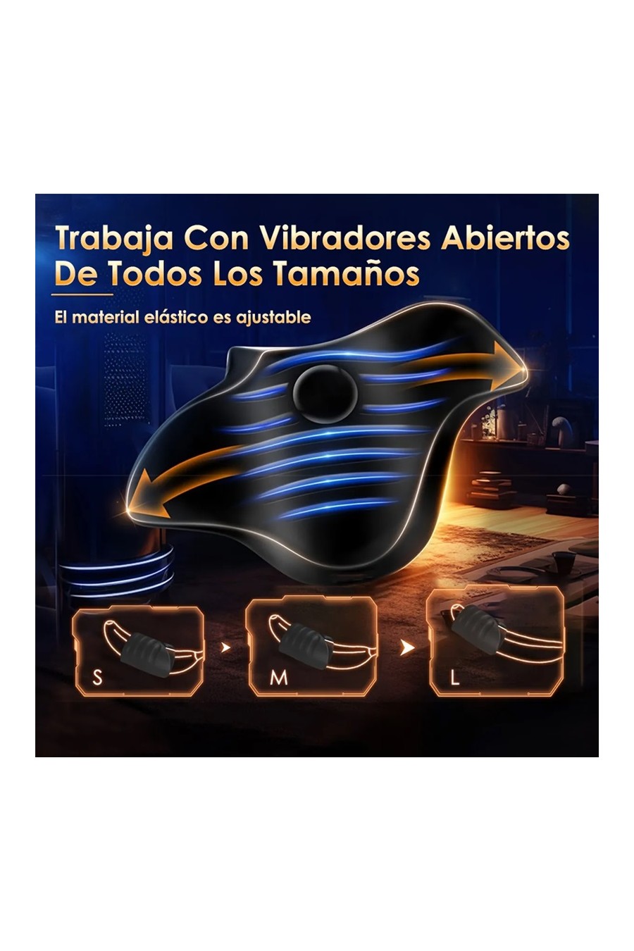 Masturbador APP Recargable Negro
