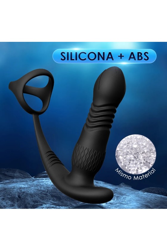 Vibrador Prostata De Plug Anal Telescopica Con Control