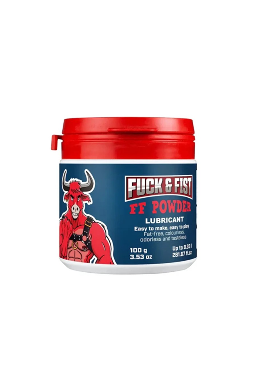Lubricante Polvo Rinde 8 litros Fuck & Fist FF Polvo 100g