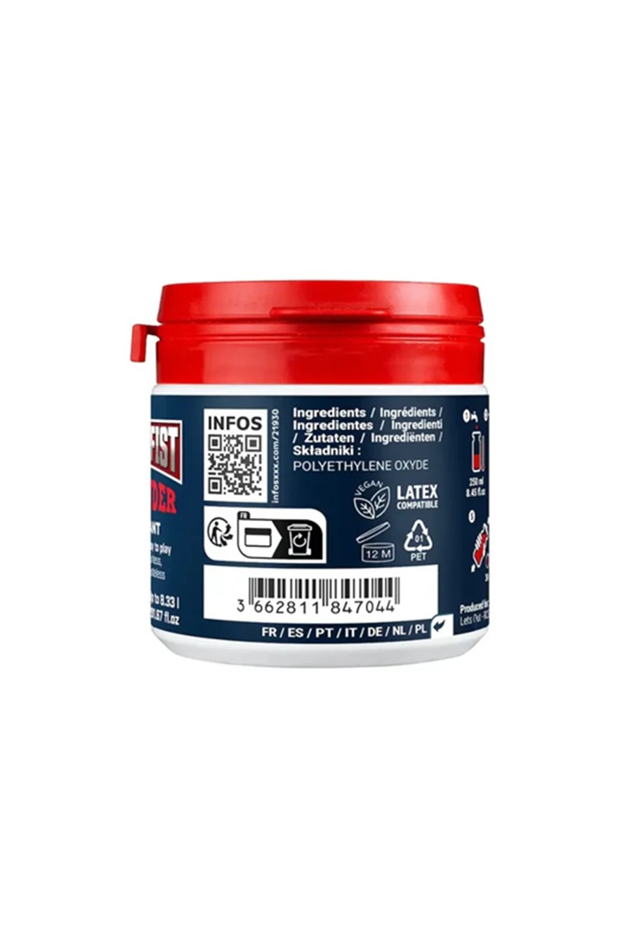 Lubricante Polvo Rinde 8 litros Fuck & Fist FF Polvo 100g