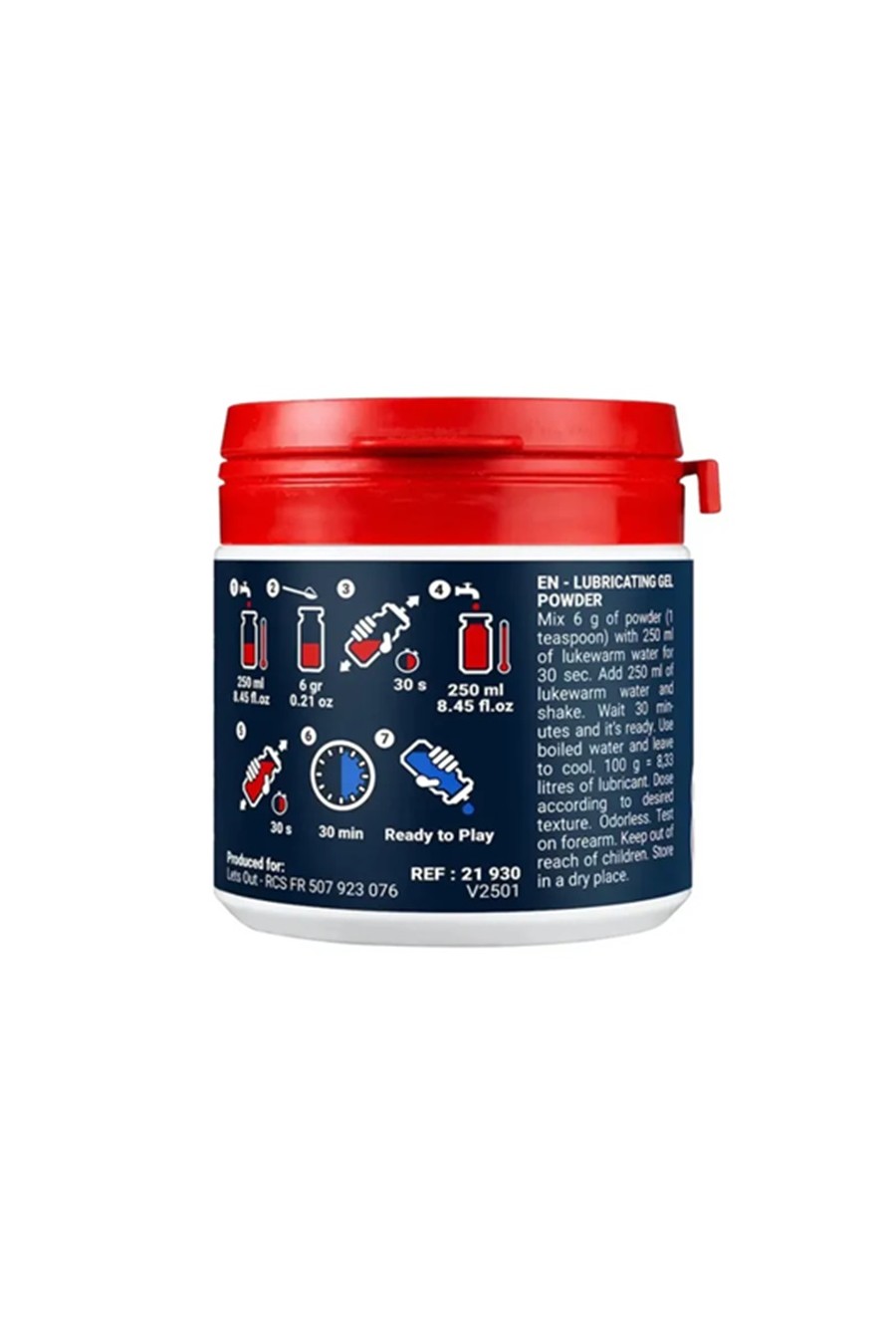 Lubricante Polvo Rinde 8 litros Fuck & Fist FF Polvo 100g