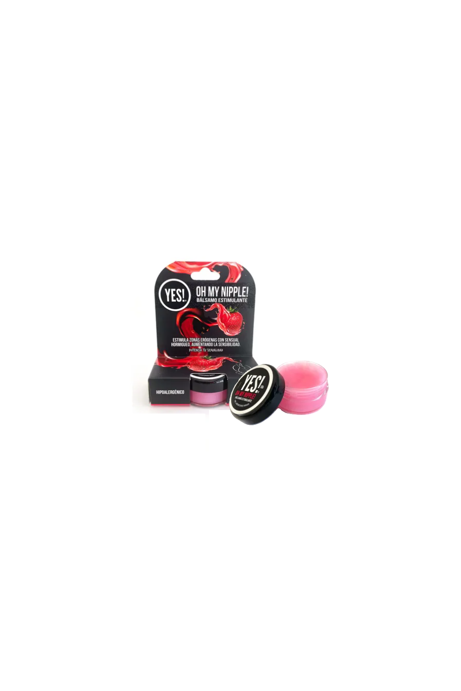 Balsamo Estimulante Oh my nipple! sabor frutilla