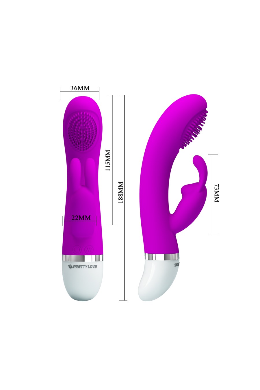 Vibrador Sog Pretty Love Simula Dedos