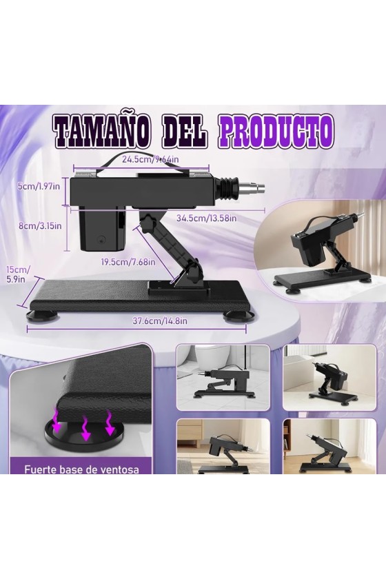 Fuck Machine Automatica 6 Accesorios 220V
