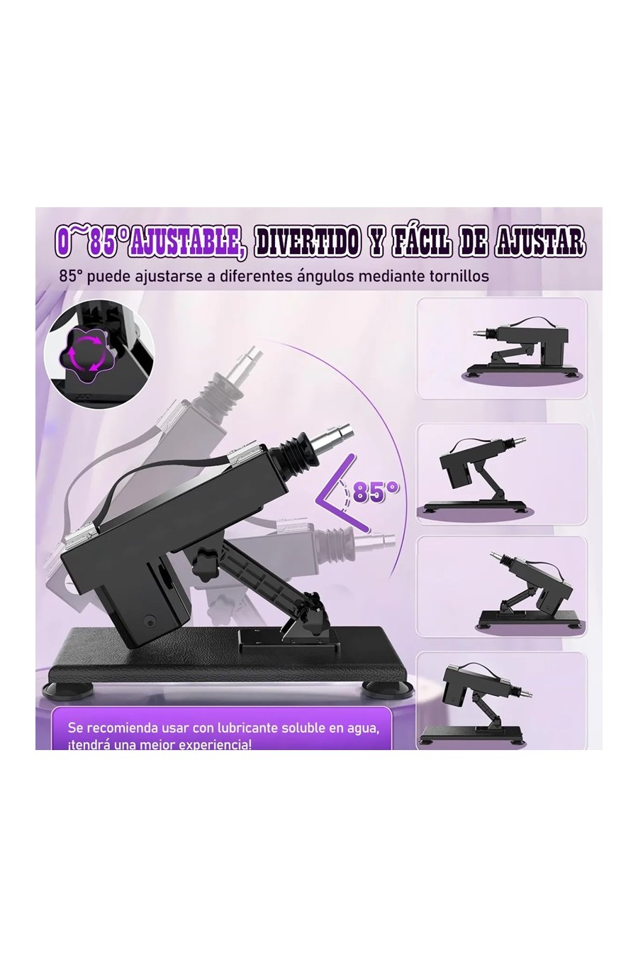 Fuck Machine Automatica 6 Accesorios 220V