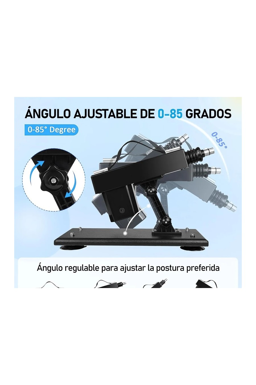 Fuck Machine Automatica 8 Accesorios 220V